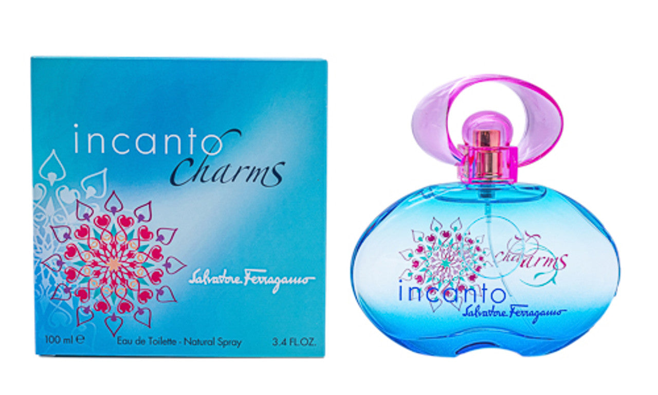 SALVATORE FERRAGAMO "INCANTO CHARMS" 3.4OZ EDT SPR WOMEN