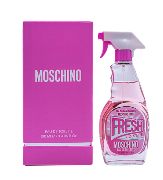 MOSCHINO "FRESH PINK" 3.4OZ EDT SPR WOMEN***