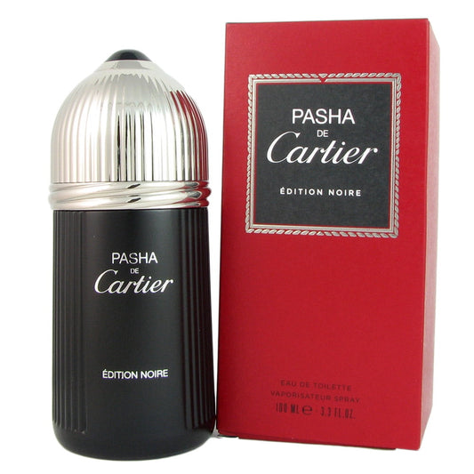 CARTIER "PASHA EDITION NOIRE' 3.4OZ EDT SPR MEN