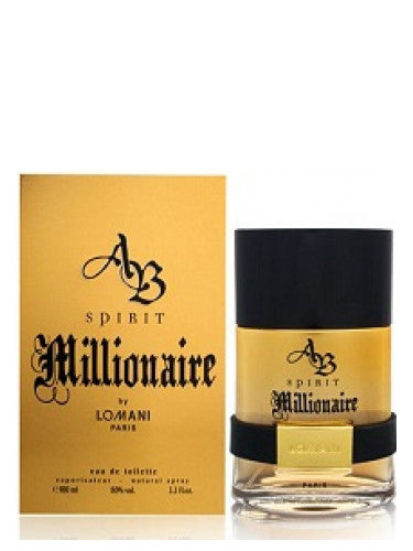 LOMANI "AB SPIRIT MILLIONAIRE" 3.4OZ EDT SPR MEN