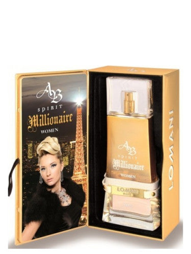 LOMANI "AB SPIRIT MILLIONAIRE" 3.4OZ EDP SPR WOMEN