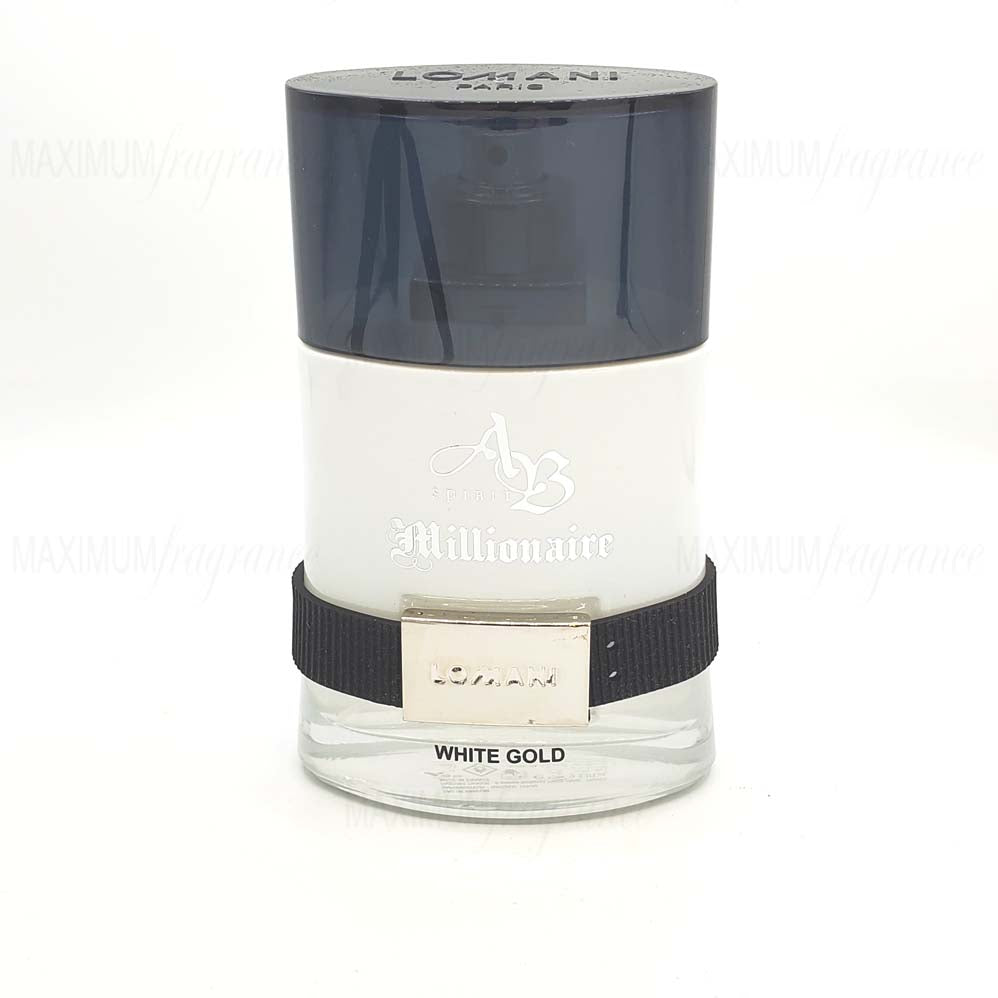 LOMANI "WHITE GOLD MILLIONAIRE" 3.4OZ EDT SPR MEN