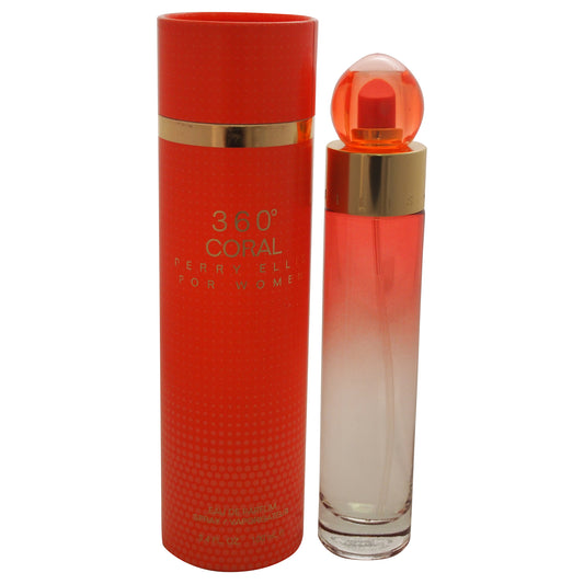 PERRY ELLIS "360 CORAL" 3.4OZ EDP SPR WOMEN